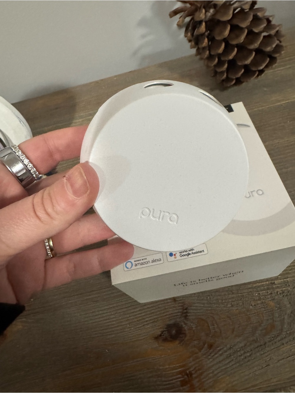 3- Pura Smart Fragrance Diffuser - White - Picture 6 of 8